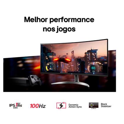 Imagem de Monitor Gamer LG 29" UltraWide IPS 100Hz 1ms FullHD 29WQ600 HDR10 Bivolt