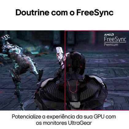 Imagem de Monitor Gamer LG UltraGear 24 Full HD, 144Hz, 1ms, IPS, HDMI e DisplayPort, 99% sRGB, HDR, FreeSync Premium, VESA - 24GN60R