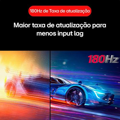 Imagem de Monitor Gamer LG Ultragear 24 Full HD 180Hz 1MS HDMI DP IPS HDR Freesync G-Sync Preto