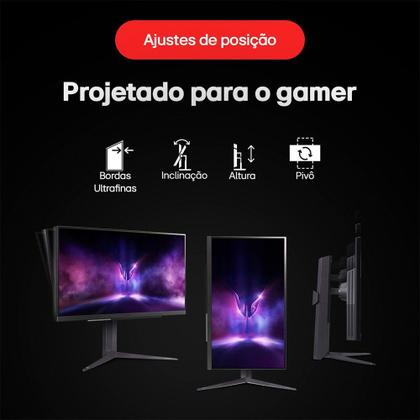 Imagem de Monitor Gamer LG UltraGear 27", 2K QHD, 240Hz, 1ms, IPS, HDR400, FreeSync Premium, G-Sync - 27GR83Q