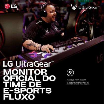 Imagem de Monitor Gamer LG UltraGear 27", FHD, 180Hz, 1ms, IPS, DP e HDMI, HDR10, FreeSync, G-Sync - 27GS60F-B