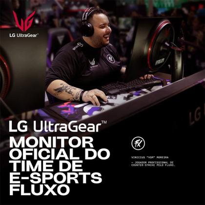 Imagem de Monitor Gamer LG UltraGear 27", FHD, 240Hz, 1ms, IPS, FreeSync Premium, G-Sync, HDR10, Altura Ajustável - 27GN750-B.AWZ