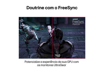 Imagem de Monitor Gamer LG UltraGear Curvo 34” WQHD UltraWide 3440x1440 160Hz 1ms (MBR) HDR10 AMD FreeSync HDMI 34GP63A-B