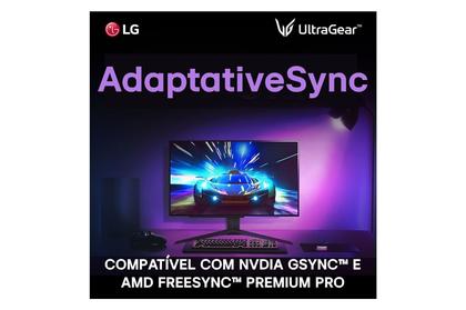 Imagem de Monitor Gamer LG UltraGear OLED  Tela OLED 27”, QHD, HDR400, True black, 1.5M:1, 240Hz, 0,03ms (GtG), NVIDIA G-SYNC  27GS95QE-B