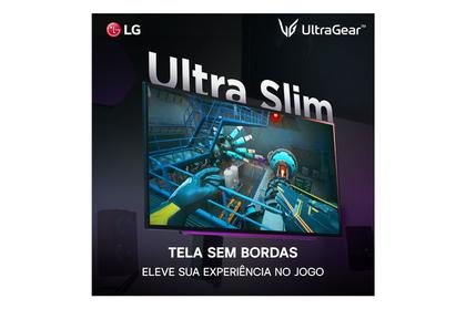 Imagem de Monitor Gamer LG UltraGear OLED  Tela OLED 27”, QHD, HDR400, True black, 1.5M:1, 240Hz, 0,03ms (GtG), NVIDIA G-SYNC  27GS95QE-B