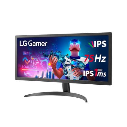Imagem de Monitor Gamer LG UltraWide 25.7" IPS Full HD 2560x1080 75hz 1ms HDMI Freesync - 26WQ500
