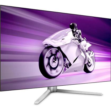 Imagem de Monitor Gamer Philips Evnia OLED 42", 4K, 138Hz, 0.1ms, HDR, DisplayPort e HDMI, Som Integrado, Branco - 42M2N8900