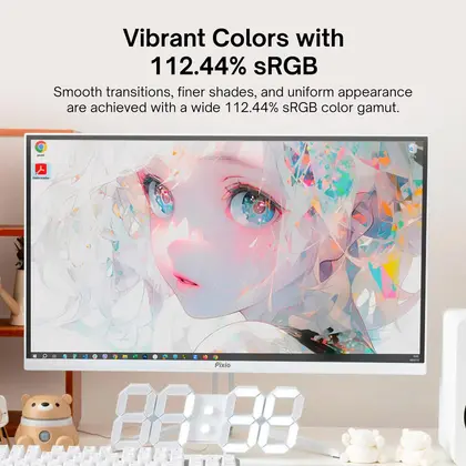 Pixio PX248 Wave White （1） Amazon.com: Pixio PX248 Wave White 24 inch 200Hz Refresh Rate FHD