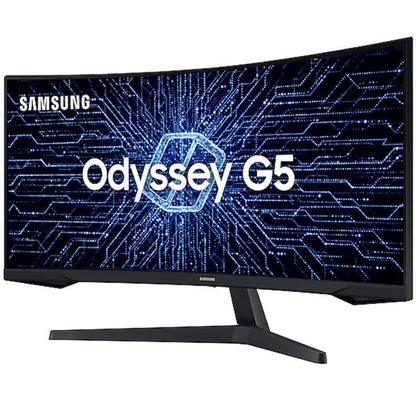 Imagem de Monitor Gamer Samsung Curvo Odyssey 34" LED Ultra WQHD 165Hz LC34G55TWWLXZD HDMI Premium Serie G5 Preto