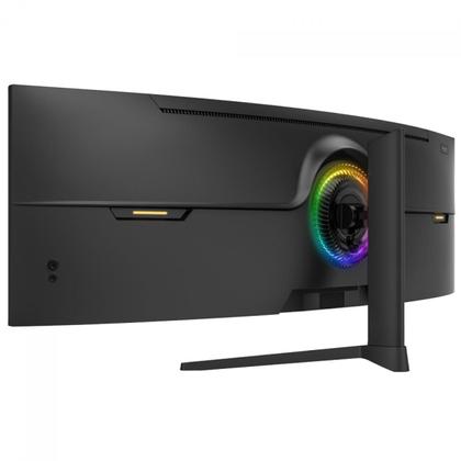 Imagem de Monitor Gamer SuperFrame Enterprise Pro, 49 Pol, Curvo, UltraWide, Double Quad HD, VA, 1ms, 120Hz, FreeSync, SFECB-49120-QHD