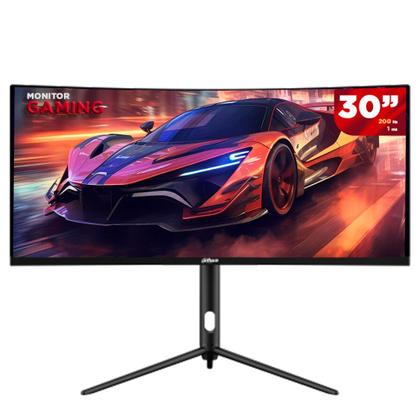 Imagem de Monitor Gamer Ultrawide 30 WFHD 200Hz 1MS DCR Inteligente Adaptive-Sync HDMI DP VA Preto - DHI-LM30-E330CA