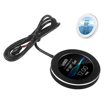 Imagem de Monitor LCD USB Refrigerado a Água De 2.1 a 2.8 Polegadas Para Monitoramento De CPU, GPU, RAM E HDD,