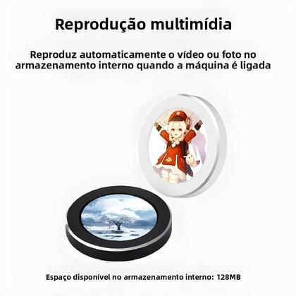 Imagem de Monitor LCD USB Refrigerado a Água De 2.1 a 2.8 Polegadas Para Monitoramento De CPU, GPU, RAM E HDD,