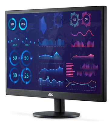 Imagem de Monitor led aoc 18.5" hd 60hz mod. e970 preto bi-volt