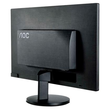 Imagem de Monitor LED AOC 18,5" Widescreen HD 60Hz com HDMI, VGA e Modo Eco, Preto - E970SWHNL