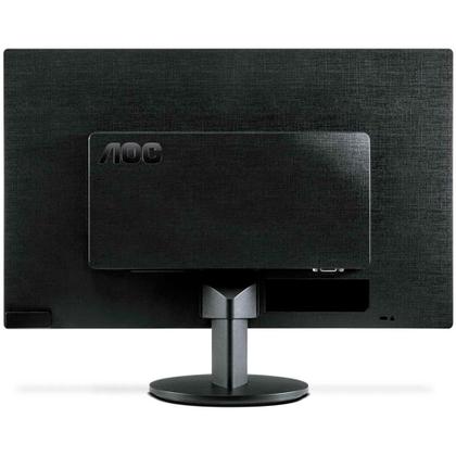Imagem de Monitor LED AOC 18,5" Widescreen HD 60Hz com HDMI, VGA e Modo Eco, Preto - E970SWHNL