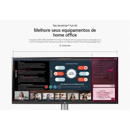 Imagem de Monitor lg 29" led full hd hdmi ips vesa freesync - 29wl500-b.awzm