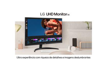 Imagem de Monitor LG Ultra UHD 32'' 4K, HDMI, HDR10, AMD Free Sync, MaxxAudio, Dynamic Action Sync, Black Stabilizer - 32UR500-B