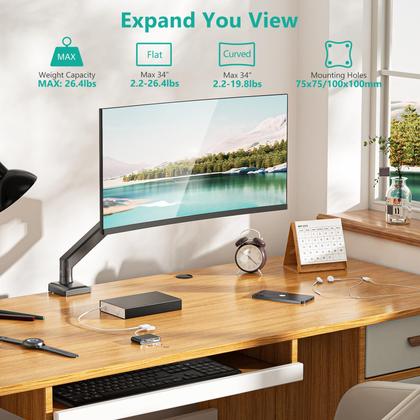Imagem de Monitor Mount WALI Gas Spring para telas de 17 a 34 polegadas