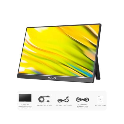 Imagem de Monitor Portátil Arzopa Z1rc 16 2.5k Qhd Ips 60hz Usbc Hdmi