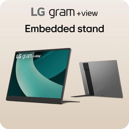 LG電子 LG gram +view 17インチ2560×1600 Monitor portátil LG gram +View WQXG de 17 polegadas 2560x1600