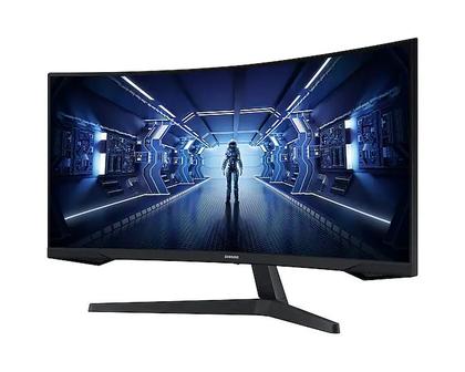 Imagem de Monitor Samsung Gamer Curvo G5 34 Odyssey LC34G55TWWLMZD Preto