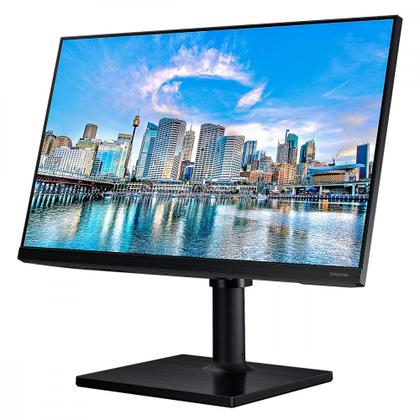 Imagem de Monitor Samsung T450 24 Led FHD 75Hz 5ms HDMI VGA IPS Freesync Pivot - LF24T450FQLMZD