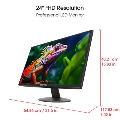 Imagem de Monitor Sceptre Professional Thin de 24 polegadas 1080p LED 99% sRGB
