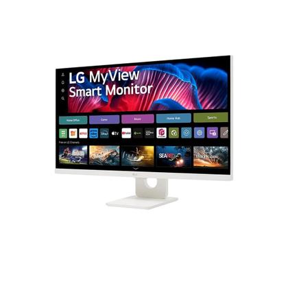 Imagem de Monitor Smart LG MyView 27", 4K, IPS, WebOs, ThinQ, Apple AirPlay, Som Integrado - 27SR73U-W
