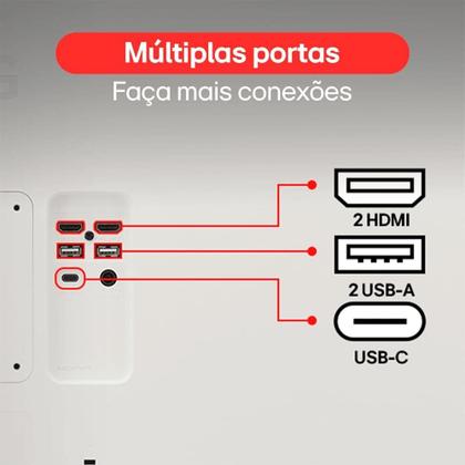 Imagem de Monitor Smart LG MyView 27", 4K, IPS, WebOs, ThinQ, Apple AirPlay, Som Integrado - 27SR73U-W