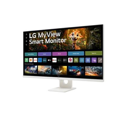 Imagem de Monitor Smart LG MyView 32", 4K, IPS, WebOs, ThinQ, Apple AirPlay, Som Integrado - 32SR73U-W