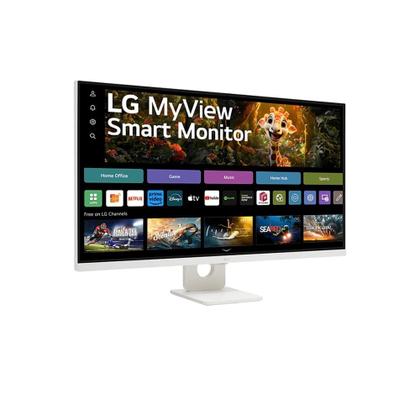 Imagem de Monitor Smart LG MyView 32", 4K, IPS, WebOs, ThinQ, Apple AirPlay, Som Integrado - 32SR73U-W