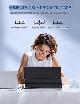 Imagem de Monitor UPERFECT 18,5" Polegadas IPS LCD 120Hz 1080p FHD HDR Tela do computador portátil HDM