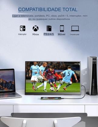 Imagem de Monitor UPERFECT 18,5" Polegadas IPS LCD 120Hz 1080p FHD HDR Tela do computador portátil HDM