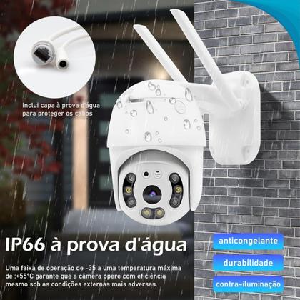 Imagem de Monitoramento 360 WiFi Hd Externa Energia Solar