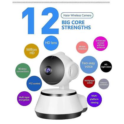 Imagem de Monitores de bebê mini câmera ip wifi câmera de vigilância de segurança sem fio câmeras de visão noturna ir