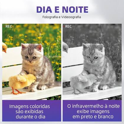Imagem de Monóculo Noturno Câmera Infravermelho Full HD 1080P com Gravação e Zoom LE2079