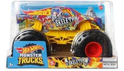 Imagem de Monster Trucks Hot Wheels Skeleton Crew Mattel 1/24