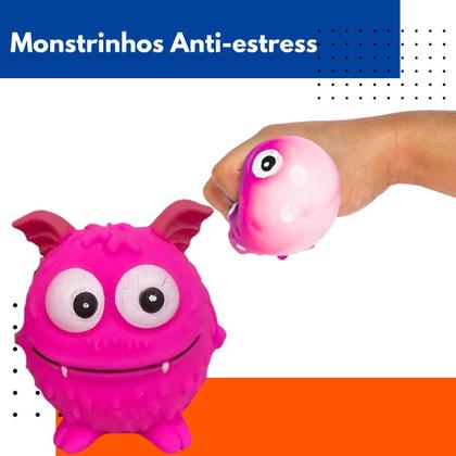 Imagem de Monstrinhos de Apertar: Brinquedos Macios para Relaxar e Liberar a Tensão