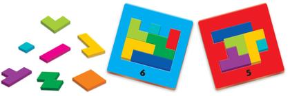 Imagem de Monta Blocos 108 Peças GGB Brinquedo Educativo Criativo com 20 Bases para Construção Infantil