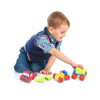 Imagem de Monta Máquinas Blocolândia Click 68 Peças - Dismat