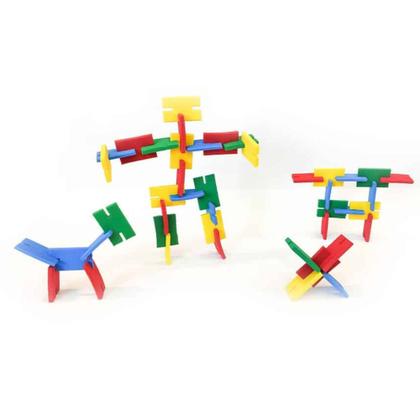 Imagem de Monta Monta Geocriativo Construtor Criativo C/ 80 Peças EVA