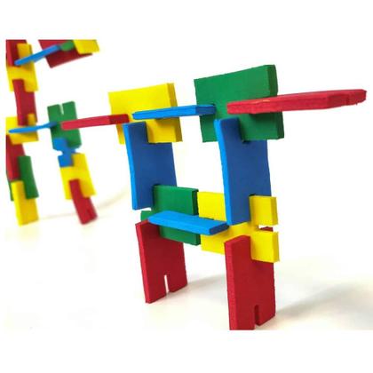 Imagem de Monta Monta Geocriativo Construtor Criativo C/ 80 Peças EVA