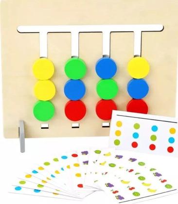 Imagem de Montessori Brinquedo Cores E Raciocínio Lógico