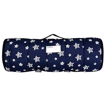 Imagem de Moonsea Toddler Nap Mat Navy, Travesseiro Removível e Manta Minky Fleece, Leve e Macio Perfeito para Crianças Pré-Escola, Creche, Saco de Dormir de Viagem para Meninos, 21" x 50" Fit em um Berço Padrão