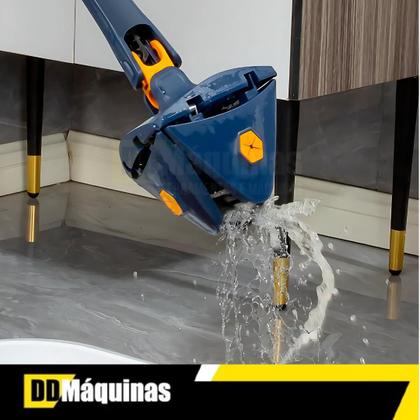 Imagem de Mop 360 Triangular Giratório Esfregão De Limpeza Ajustável