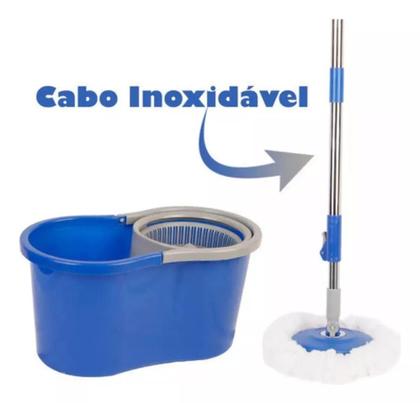 Imagem de Mop Balde Esfregão Giratório Com Alça Sortido