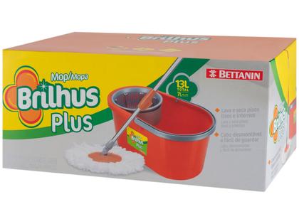 Imagem de Mop Brilhus Plus com Balde 13 Litros - BT2074 - BETTANIN