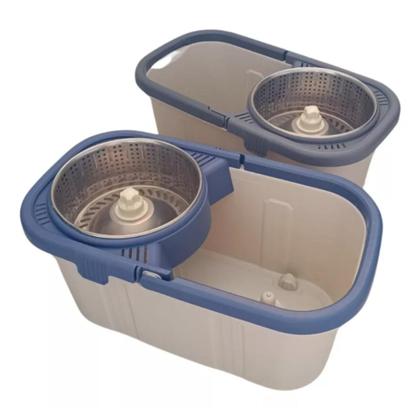 Imagem de Mop Esfregão Balde 18 Litros Rodo Passa Centrifuga Giratória