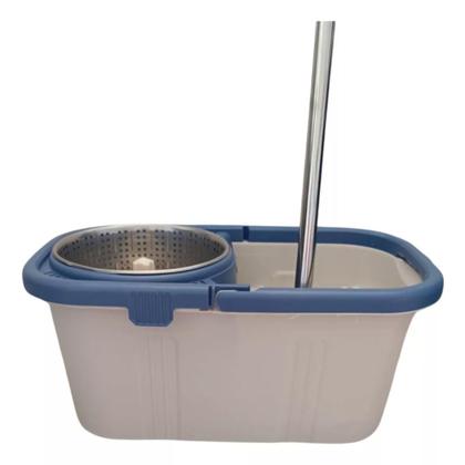 Imagem de Mop Esfregão Balde 18 Litros Rodo Passa Centrifuga Giratória